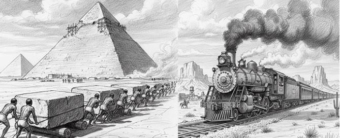 Fortschrit Pyramidenbau-Lokomotive