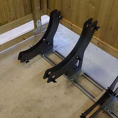 Bodenparker-Schienen