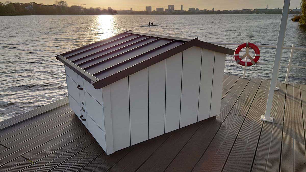 Fahrradgarage aus HPL