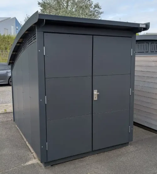 Fahrradhaus HPL anthrazit