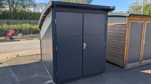 Fahrradhaus HPL anthrazit